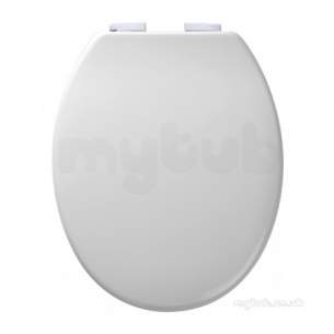 Roper Rhodes Toilet Seats -  Curve 8402 Soft Close Toilet Seat White