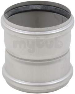 Blucher Europipe Range -  Double Coupling-125mm 841.125.125