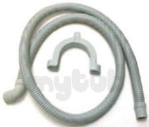 Invicta Hoses Domestic Appliances -  Invicta Hose Drain 1.5 Meter 90 Elbow Wall Mounted