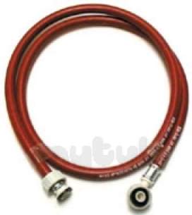 Invicta Hoses Domestic Appliances -  Invicta Hose Fill Red 1.5 Meter Loose Wall Mounted