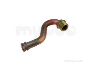 Ocean Boiler Spares -  Alpha 1 015632 Dhw Heat Pipe 1.015632