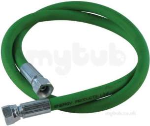 Electro Oil Burner Spares -  Eogb 1000mm Hose Biogreen St 1/4f X 1/4f