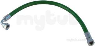 Electro Oil Burner Spares -  Eogb 440mm Hose Biogreen Ang 1/4f X 1/4f