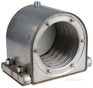 Ocean Boiler Spares -  Alpha 1 018593 Pri Condensing Heat Ex