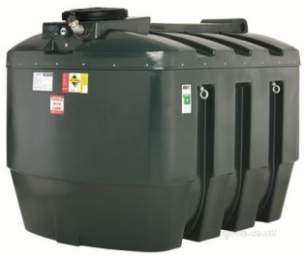Harlequin Oil Storage Tanks -  Harlequin 3500bct Bunded Horiz Gauge