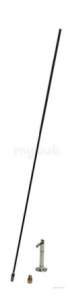 Miscellaneous Boiler Spares -  Vemco Gas Fixing Kit 8mm Chrome 151470