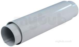Morco Boiler Spares -  Morco Ftpwds420 Flue Pipe-wh Double Sk