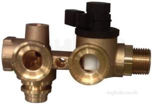 Heatline Spares -  Heatline D003200018 Flow Sensor Housing