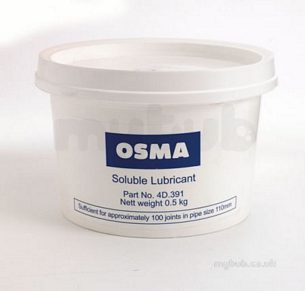 Osma Below Ground Drainage -  4d391 Osma Jnt Lubricant Soluble 0.5kg