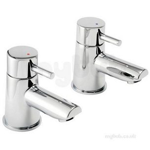Pegler Luxury Bathroom Brassware -  Pegler Ebro 4g4120 Basin Tap Pair