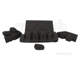 Valor Gas Fire Spares -  Valor 5108037 Ceramics Coal Set