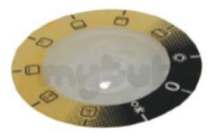 Electrolux Group Spares Standard -  Zanussi 3552009031 Control Knob Disc Ylw