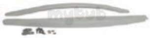 Stoves and Belling Cooker Spares -  Belling 012602217 Door Handle Kit Wh 550 Obsolete