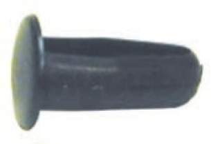 Indesit Domestic Spares -  Creda 9980274 Plug Button Black 49707