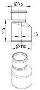 Blucher Europipe Range -  Blucher 110 X 75 S/s Reducers 850.075.110