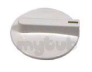 Indesit Domestic Spares -  Hotpoint 1800438 Timer Knob White 7803