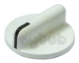 Indesit Domestic Spares -  Creda 6500049 Control Knob White 49221