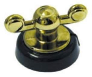 Indesit Domestic Spares -  Hotpoint 6201765 Control Knob Brass