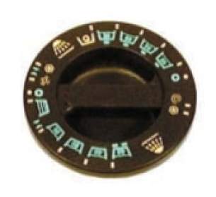 Indesit Domestic Spares -  Hotpoint 1600086 Timer Knob Brown 9546