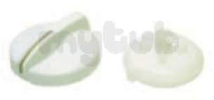 Indesit Domestic Spares -  Indesit C00044877 Timer Knob White