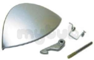 Indesit Domestic Spares -  Indesit C00076583 Door Handle Kit Grey