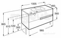 Roca Furniture and Vanity Basins -  Victoria-n Unik 1000mm 2d Grey 855831153