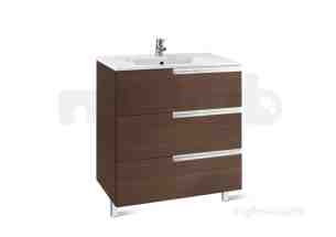 Roca Furniture and Vanity Basins -  Victoria-n Unik 800mm 3d Wenge 855837154