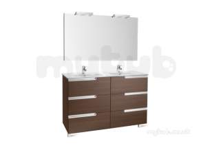 Roca Furniture and Vanity Basins -  Victoria-n Pack 1200mm 3d Gloss White
