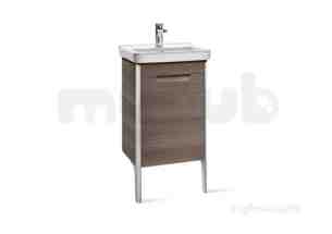 Roca Furniture and Vanity Basins -  Dama-n 550mm 1 Door Base Unit Right Hand Mt Wht