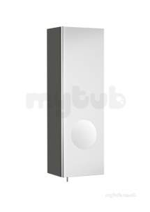 Roca Furniture and Vanity Basins -  Luna Right Hand Mirrored Cabinet Walnut 856843222