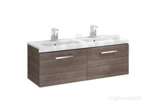 Roca Furniture and Vanity Basins -  Prisma 590mm 1 Drawer Unit Right Txt Ash