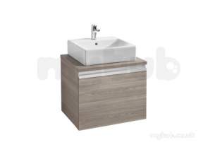 Roca Furniture and Vanity Basins -  Heima 600mm Base Unit Textured Ash