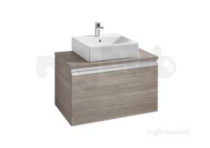 Roca Furniture and Vanity Basins -  Heima 800mm Countertop Textured Ash
