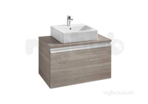 Roca Furniture and Vanity Basins -  Heima 800mm Base Unit Textured Ash