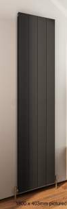 Eastbrook Towel Rails -  Vesima 1800 X 403 Aluminium Radiator Matt Anthracite 86.0084