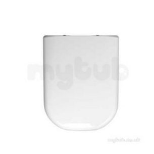 Twyford Mid Market Ware -  E500 Round Seat Top Fix Standard Hng Wht