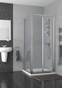 Trevi Shower Enclosures -  Ideal Is Connect Bifold 900mm Sl/cl