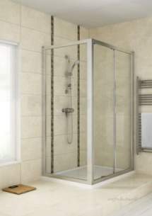 Trevi Shower Enclosures -  Is Connect Side Panel 900mm Sl/cl L6651va