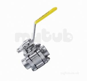 Conbraco Three Piece Ball Valves -  Apollo 86a 3 Piece Ball Vlve Ss Bspt 2