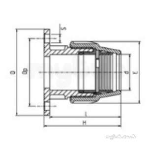 Plasson Fittings -  110 X 4 Plasson Comp Fa Np16/10 7220