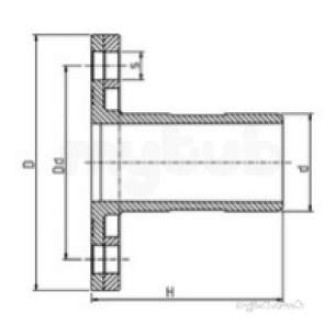 Plasson Fittings -  75 X 2 1/2 Inch Plasson Spig Fa Np16/10 7236