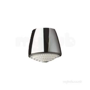 Delabie Showers -  Delabie Ceiling Mtd Shower Head F1/2 Inch Chromed Brass 5 Rings