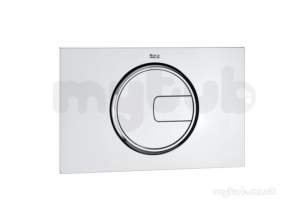 Roca Sanitaryware and Accessories -  Pl4 Dual Operating Panel White 890098000