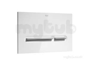 Roca Sanitaryware and Accessories -  Pl5 Dual Operating Panel Grey Laquer