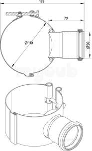 Blucher Drainage -  Blucher Saddle Clamp Boss 890.110.050