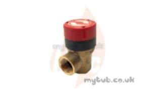 Flamco Sealed System Equipment -  Flexcon Prescor 1/2 Inch Fi Safety Valve