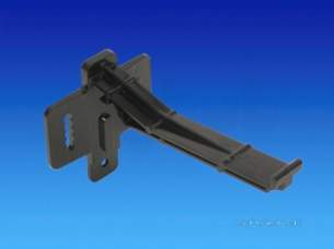 Osma Above Ground Drainage -  8t849b Black 111mm Gutter Hanging Brackt
