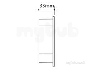 Osma Above Ground Drainage -  8t840w White 111mm Stopend Internal Lh