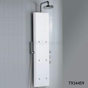 Ideal Standard Showers -  Ideal Standard Trevi T93455 Bop350 Crnr Shower Totem Metl