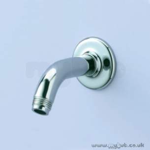 Armitage Shanks Commercial Brassware -  Armitage Shanks S9330 150mm Angle Shower Arm Cp